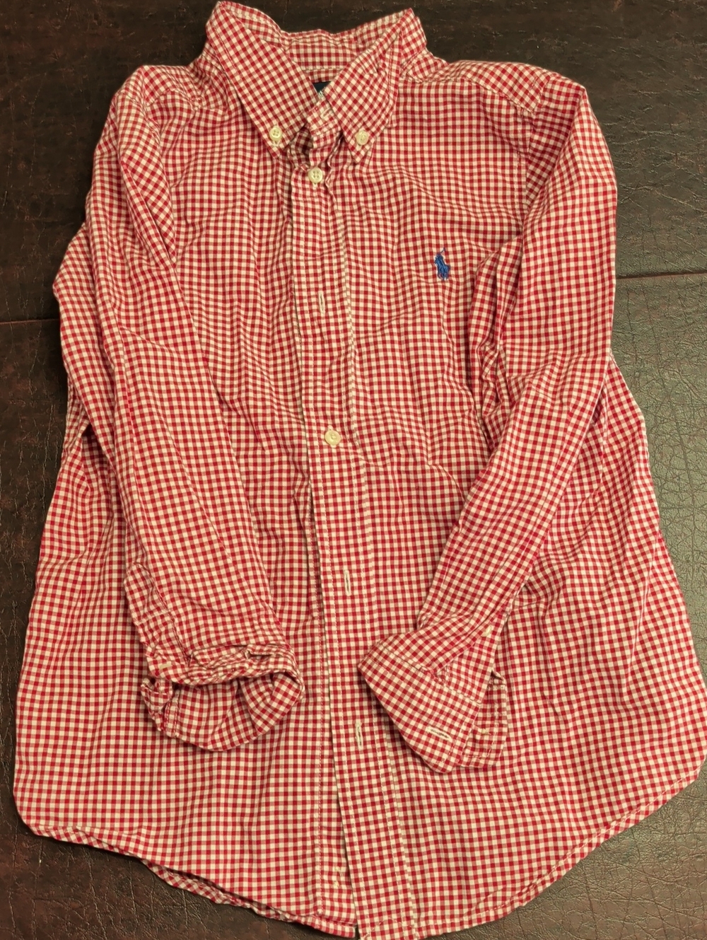 Polo by Ralph Lauren Red Gingham Button-Front Kids' Shirt
